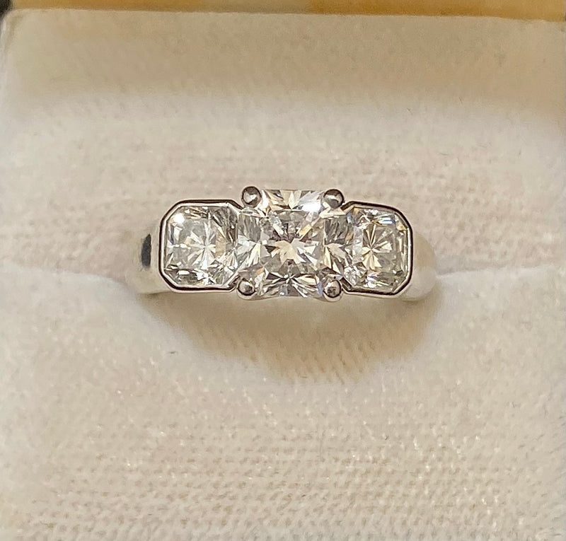 Tiffany Lucida Estate Diamond Engagement Ring DC Area | Pampillonia  Jewelers | Estate and Designer Jewelry